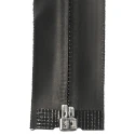 Cerniera spalmata o lampo gommata rovesciata divisibile 100cm (1 metro) Nera (Zip)
