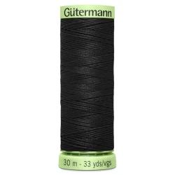 Gütermann Top Stitch thread Black 000 30m spool