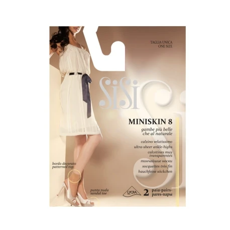 Calzino donna estivo velatissimo SiSi Miniskin 8 den