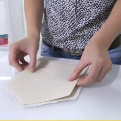 DECOVIL Freudenberg Heavyweight fusible interlining with leather-like feel for creative projects 2