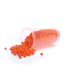 Gutermann Glass Seed Beads Colour 3567 Opaque orange