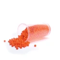 Perline Indiane in vetro Gutermann Colore 3567 Arancio opaco