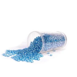 Perline Indiane in vetro Gutermann Colore 6530 Blu zaffiro