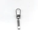Small thin bar zip puller with hook