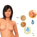 Self adhesive gel nipple cover, reusable