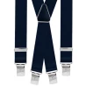 Bretelle straccali da Uomo - Blu 25 mm - lunghezza 120 cm
