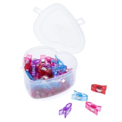 Clip per tessuti da 2,6 cm Prym Love in scatola a cuore da 40 pezzi - 610185 Prym Love