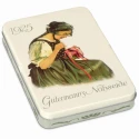 Set Box nostalgia con 8 spole di filo per cucire Gutermann in colori scuri