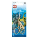 Forbici da ricamo a Becco di Cicogna dorato 9cm - 611445 Prym