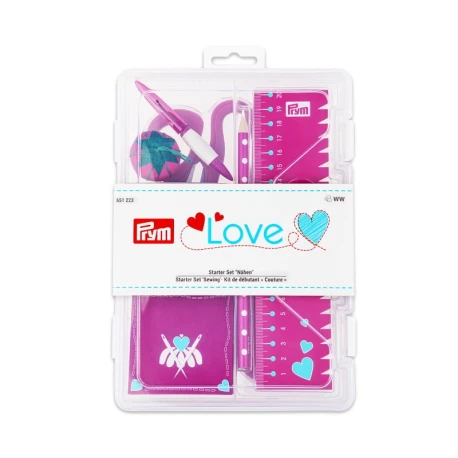 Starter kit rosa per il cucito adatto per principianti - 651223 Prym Love