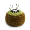 Puntaspilli e peso ferma tessuto a forma di kiwi Prym Love - 610331 Prym
