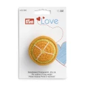 Prym Love orange pin cushion and fabric fixing weight