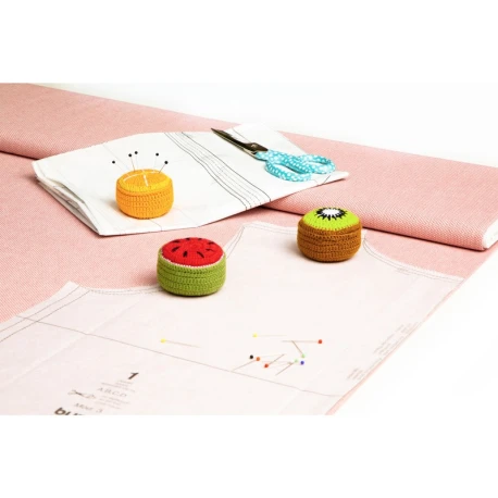 Puntaspilli e peso ferma tessuto a forma di cocomero Prym Love - 610332 Prym