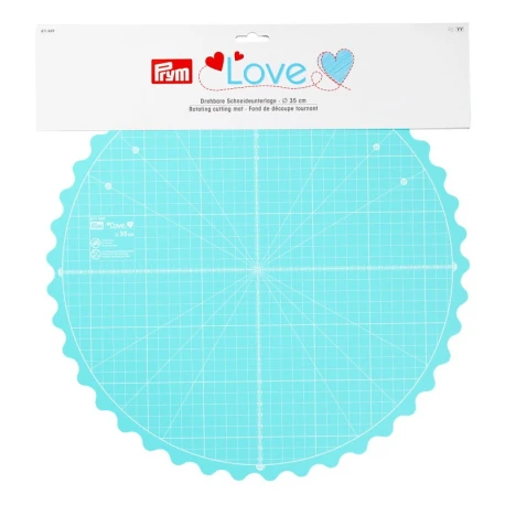 Base da taglio tonda girevole e rotante 35cm Prym Love per patchwork e cucito creativo - 611469 Prym
