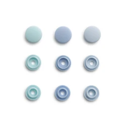 Bottoni a pressione Color Snaps Mini Azzurro assortiti Prym Love - 393501 Prym