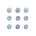 Bottoni a pressione Color Snaps Mini Azzurro assortiti Prym Love - 393501 Prym