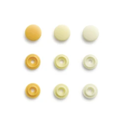Prym Love Color Snaps Mini 9 mm pale yellow press studs