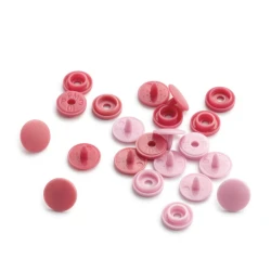 Prym Love Color Snaps Mini 9 mm press studs in pink shades 2