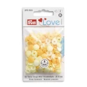 Bottoni a pressione Color Snaps Mini Giallo assortiti Prym Love - 393503 Prym