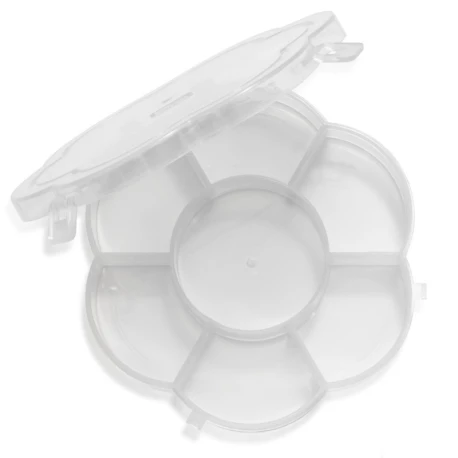 Scatola in plastica per accessori cucito a forma di fiore Prym Love - 612415 Prym