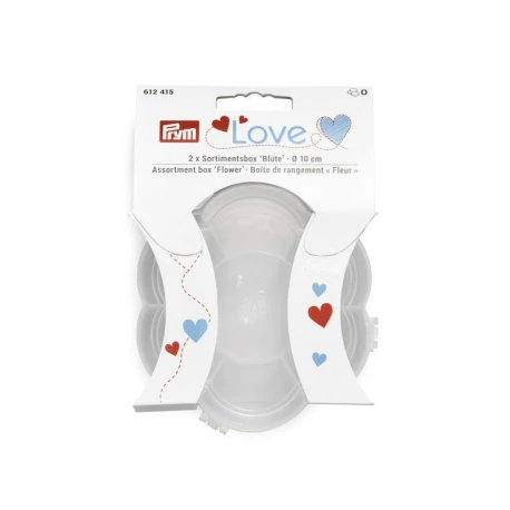 Prym Love flower assortment box with 7 compartments