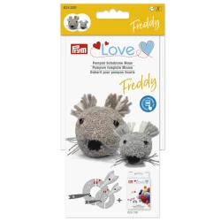 Pryme Freddy Mouse Pom-Pom Template - 624200 Prym