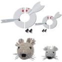 Pryme Freddy Mouse Pom-Pom Template - 624200 Prym