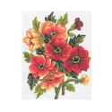 Kit Mezzopunto mazzo di fiori - set completo di ago e fili by Collection D'Art