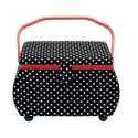 Cestino grande portalavoro cucito fantasia pois Polka - 612246 Prym