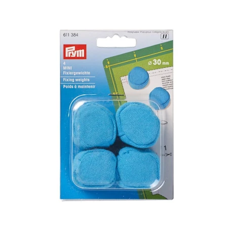 Small blue fabric weights for patchwork and tailoring - 611384Prym