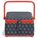Square sewn work basket in Japanese embroidery style pattern - 612030Prym