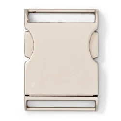 Fibbia a incastro in metallo per cinture 40 mm colore argento - 416296 Prym