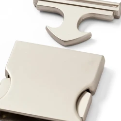 Fibbia a incastro in metallo per cinture 40 mm colore argento - 416296 Prym 2