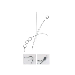 Flexible needles with large eye for threading beads - K1182-125 Benox 2