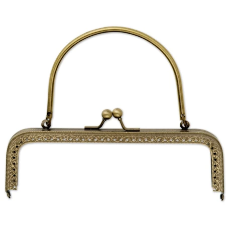 Metal click-clack Bag fastening with handle Elisabeth - 615165 Prym