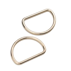 Fibbia a mezzaluna, anello semicircolare 40 mm dorato - 555416 Prym