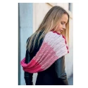 Mondial Super Braid 200 g gradient wool in braids.