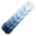 Mondial Super Braid 200 g gradient wool in braids.