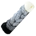 Mondial Super Braid 200 g gradient wool in braids.
