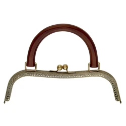 Chiusura per borsa clic clac in metallo con manico in legno Kylie - 615233 Prym