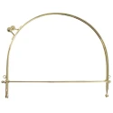 Manico chiusura clic clac grande per borsa con tondini dal sapore vintage - MA158 Mas