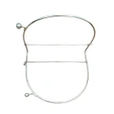 Click-clack closure handle for bag with vintage-style rods - MA157 Mas
