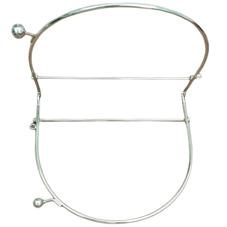 Manico chiusura clic clac grande per borsa con tondini dal sapore vintage - MA158 Mas