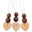 Segnamaglie in legno a forma di cuore - 610683 Prym