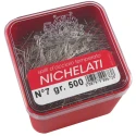 INFLEX sewing pins in nickel-plated hardened steel 500gr.