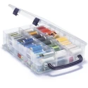 Scatola organizer porta rocchetti di filo per cucire - 612730 Prym