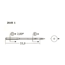 Schmetz 10 Round-headed needles for sewing machines, system 134 (R) Industry St. 90 2