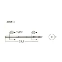 Schmetz 10 Round-headed needles for sewing machines, system 134 (R) Industry St. 90