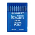 Schmetz 10 Round-headed needles for sewing machines, 134 SUK (Jersey) Industrial system No. 80