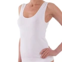 Women's wide-shoulder seamless microfibre vest - 053BellissimaUnderwear